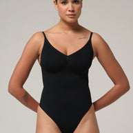 Kiya Black Intense Thong Bodysuit