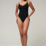 Kiya Black Intense Thong Bodysuit
