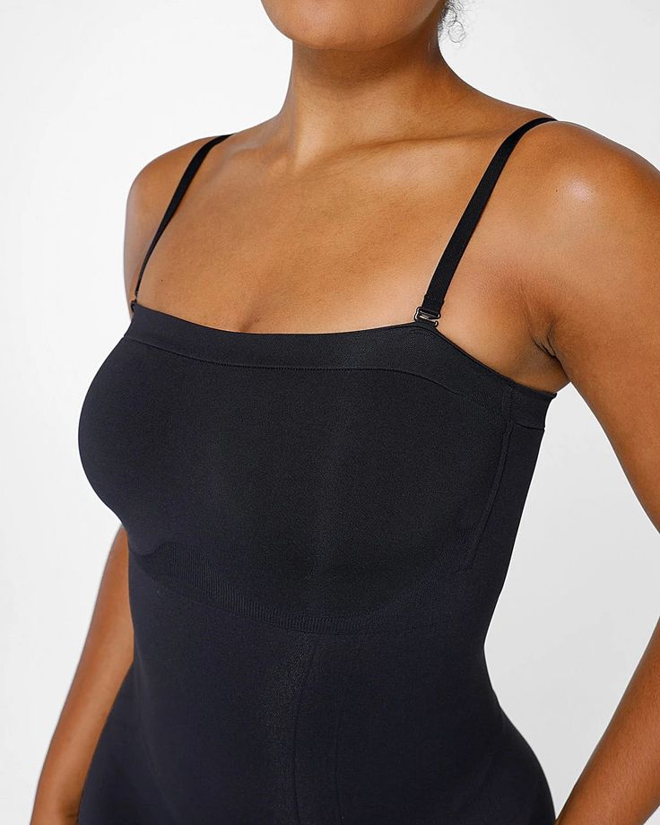 HAVANA Strapless Mid Thigh Bodysuit
